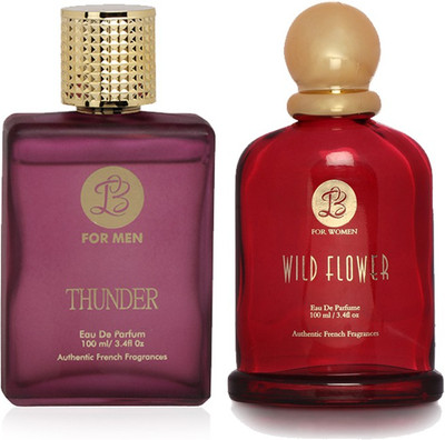 

LB Perfume LB THUNDER AND LB WILD FLOWER PERFUME FOR MEN & WOMEN 100 ML EDP(COMBO OF 2) Perfume - 100 ml(For Men & Women)
