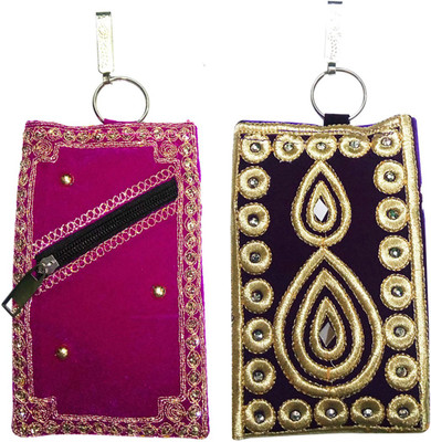 

Shopoholics Combo-of-2-Pouch-Code-E Mobile Pouch(Multicolor)