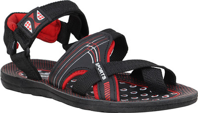 

Claptrap Men Black Sports Sandals