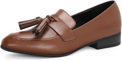 Allen Solly Loafers For Women(Brown