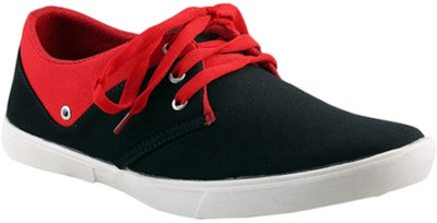 

affron Canvas Shoes For Men(Red, Black