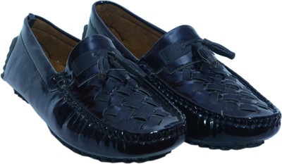 

Xylus Men's Casual Black Synthetic Leather Loafers Comfortable Light Weight Loafers For Men(Black