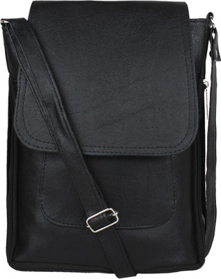 Ankita Fashion World Girls Casual Black PU Sling Bag