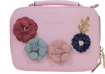 

Adorsy Women Casual, Formal, Evening/Party Pink PU Sling Bag