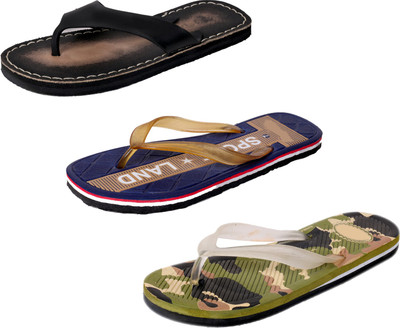 

IndiWeaves StepCare Slippers, Black::brown::multicolor