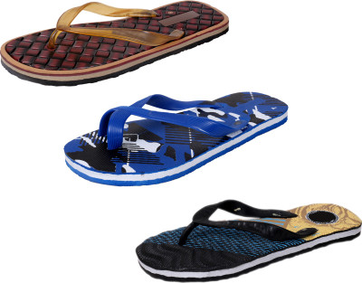 

Indistar StepCare Slippers, Brown::blue::black