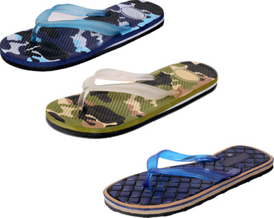 

IndiWeaves StepCare Slippers, Blue::multicolor::blue