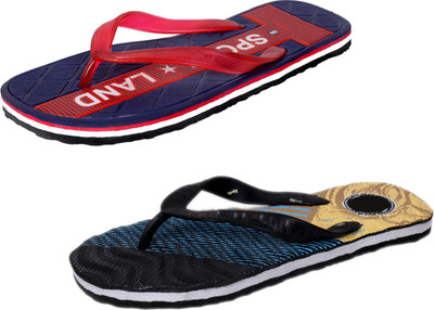 

Indistar StepCare Slippers, Red::black