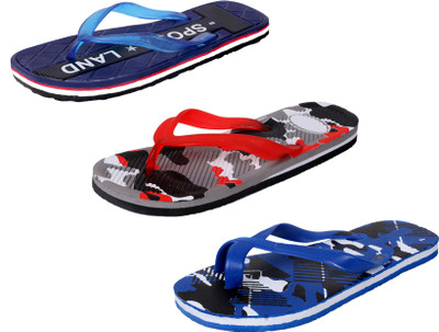 

Indistar Slippers, Blue::red::blue