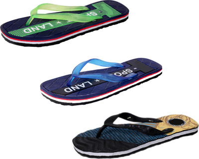 

Indistar StepCare Slippers, Green::blue::black
