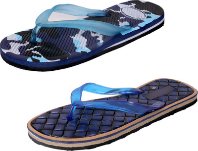 

IndiWeaves StepCare Slippers, Blue