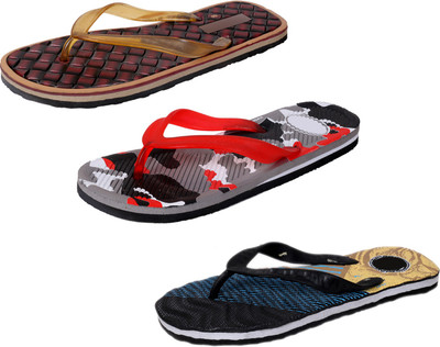 

Indistar StepCare Slippers, Red::brown::black
