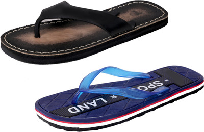 

Indistar StepCare Slippers, Black::blue