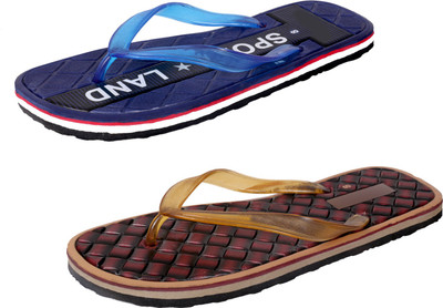 

Indistar StepCare Slippers, Blue::brown
