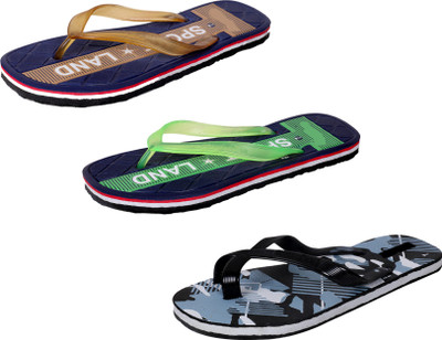 

IndiWeaves StepCare Slippers, Brown::green::black