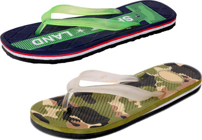 

Indistar StepCare Slippers, Green::multicolor