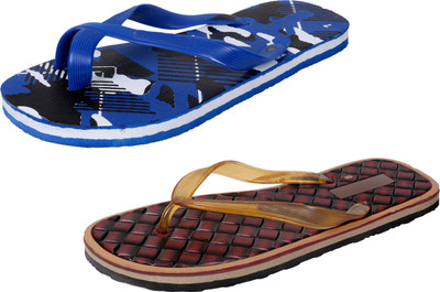 

Indistar StepCare Slippers, Brown::blue