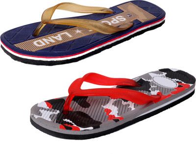 

IndiWeaves StepCare Slippers, Brown::red