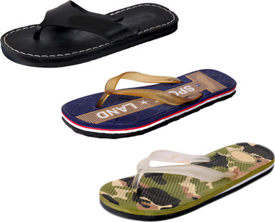 

IndiWeaves StepCare Slippers, Black::brown::multicolor