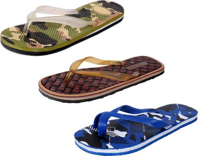 

Indistar Slippers, Multicolor::brown::blue