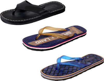 

IndiWeaves StepCare Slippers, Black::brown::blue