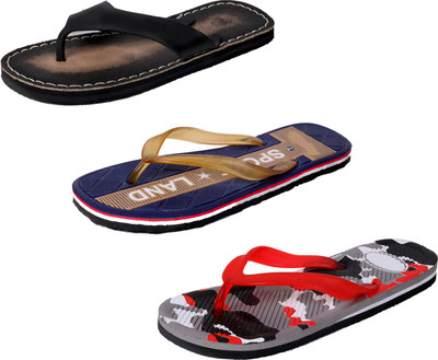 

Indistar StepCare Slippers, Black::brown::red