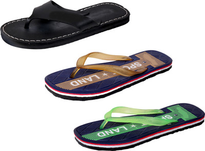 

Indistar StepCare Slippers, Black::brown::green