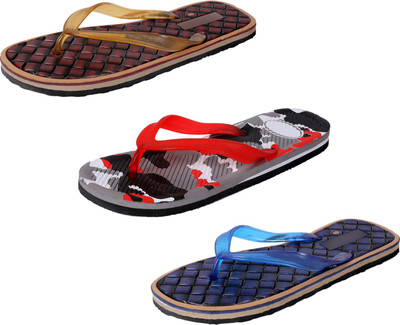 

Indistar StepCare Slippers, Red::brown::blue