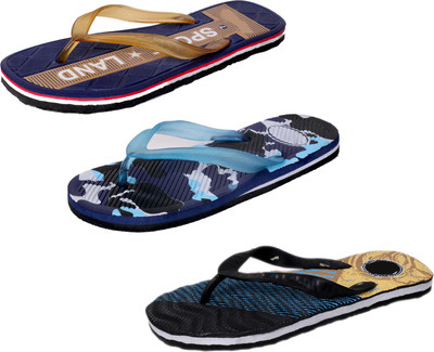 

IndiWeaves StepCare Slippers, Brown::blue::black