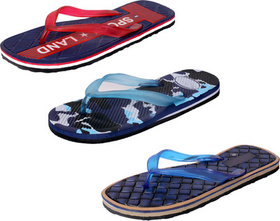 

IndiWeaves StepCare Slippers, Red::blue