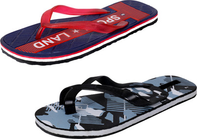 

IndiWeaves StepCare Slippers, Red::black