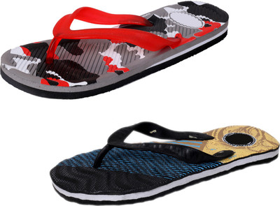 

Indistar StepCare Slippers, Red::black