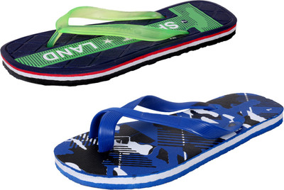 

IndiWeaves StepCare Slippers, Green::blue