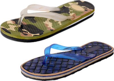 

IndiWeaves StepCare Slippers, Multicolor::blue