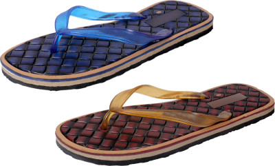 

Indistar StepCare Slippers, Brown::blue