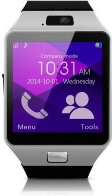 

Amgen DZ09 4G Smartwatch Silver with camera,expandable memory,simcard ,voice recording,bluetooth,wifi with viberation Silver Smartwatch(Black Strap Free Size)