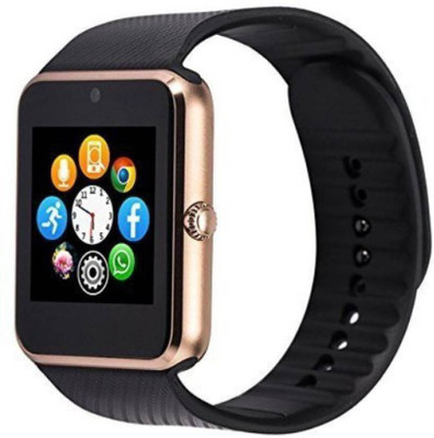 

Clairbell HUK_252H_GT 08 compitable smart watch with camera || smart watch with memory card|| smart watch with sim card support ||fitness tracker|| bluetooth smart watch||Wrist Watch Phone|| Smart watch Smartwatch(Gold Strap XL)