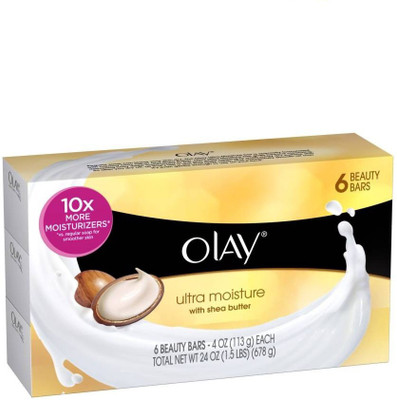 

Olay Ultra Moisture With Shea Butter Beauty Bars Pack Of 6 (678 g(678 g, Pack of 6)