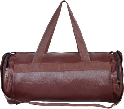 

The Vintage Collection Smart Leather Gym Bag Gym Bag(Brown, Kit Bag)