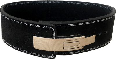 

Kobo Leather Power Lifting Lever Belt Back Support (M, Black)
