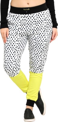 Yuvraah Polka Print Women Multicolor Track Pants