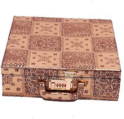 

Kuber Industries Wooden 4 Rod Bangle Box, Golden (KI0043352_1) Bangle Box Vanity Box(Golden)