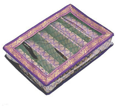 

Kuber Industries Wooden 5 Roll Bangle Box, Blue Bangle Vanity Box Vanity Box(Blue)