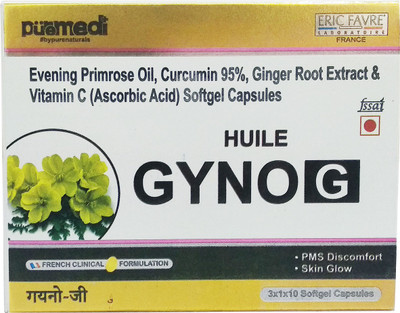 

Puremedi GYNO-G Female Fertility Supplement (SOFTGEL CAPSULES 3X1X10 STRIP)(30 No)