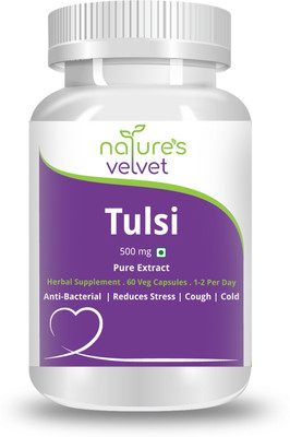 

Natures Velvet Lifecare Tulsi Pure Extract 500 mg(60 No)