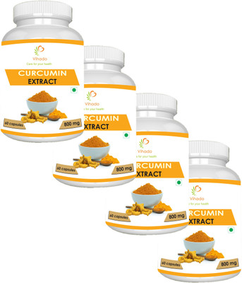 

VIHADO Curcumin extract 800 mg Turmeric Extract Supplement - 60 Vegetarian Capsules (800 mg)