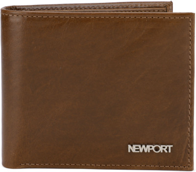 

Newport Men Brown Genuine Leather Wallet(6 Card Slots), Tan