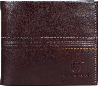 

LEATHERSTILE Men Brown Genuine Leather Wallet(7 Card Slots)