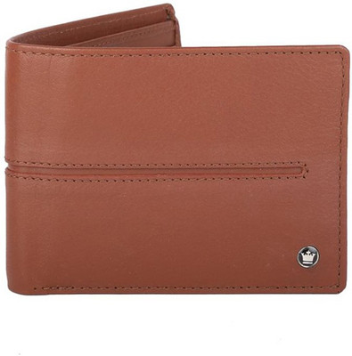 

Louis Philippe Men Casual Brown Genuine Leather Wallet(7 Card Slots), Tan