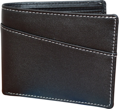 

UrbanGalore Men Black Genuine Leather Wallet(8 Card Slots)